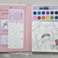 Cartoon Art Coloring Painting Set for Kid's