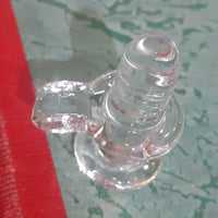 Sphatik Shivling/Big Size for Home Pooja Decorative Showpiece - 4 inch, 20gm (Crystal, White)