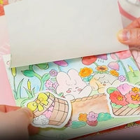 Cartoon Art Coloring Painting Set for Kid's